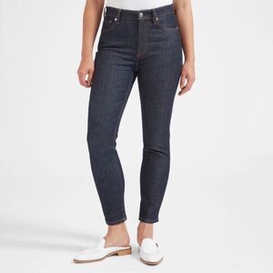 EVERLANE High Rise Skinny Deep Indigo Jeans Denim size 31